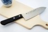 Nóż Santoku 17 Cm Satake Nashiji Black Pakka uniwersalny